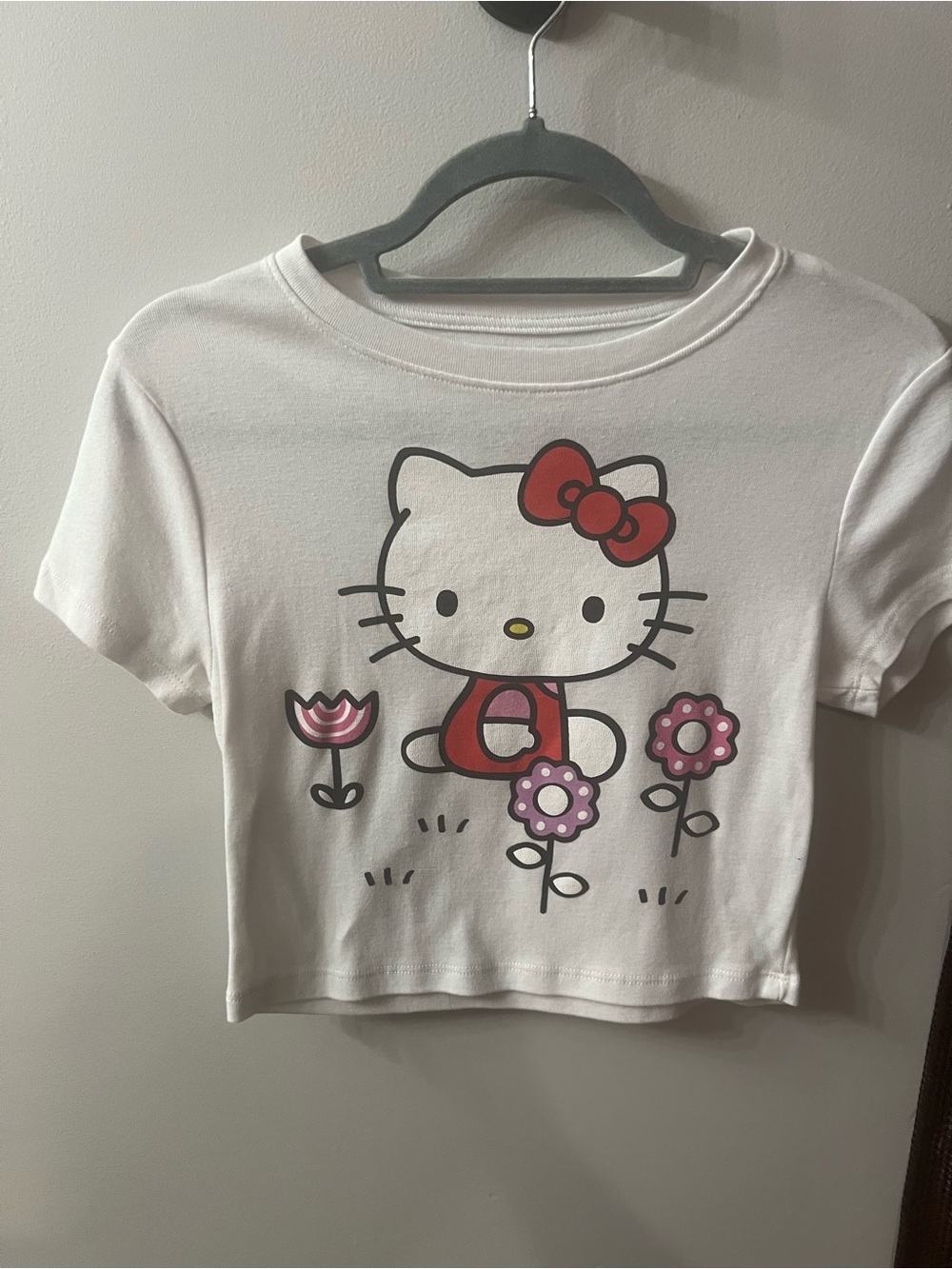 Hello Kitty Pink & White Kids Graphic Tee